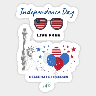 July 4th Sticker